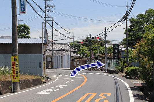 泉ヶ丘方面からのルート1